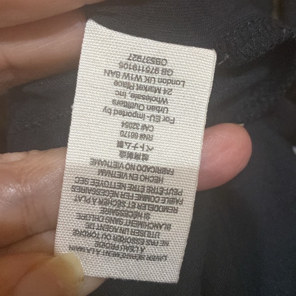 Free People Stella Graphic Long Sleeve Mini Dress M Zip Back Geometric MockNeck - Picture 15 of 15